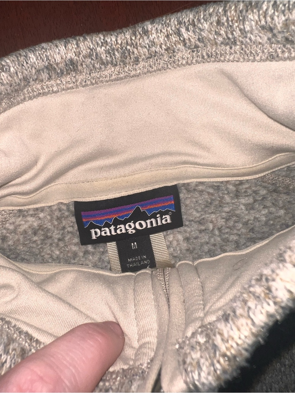 Patagonia Better Sweater Fleece Cream Tan 1/4 Zip Pullover Sweater Jacket Size M - Picture 2 of 4